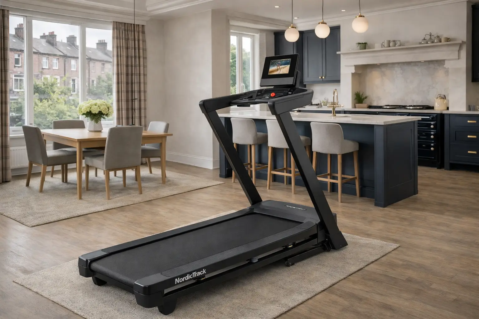 NordicTrack T Series 9 treadmill with HD touchscreen