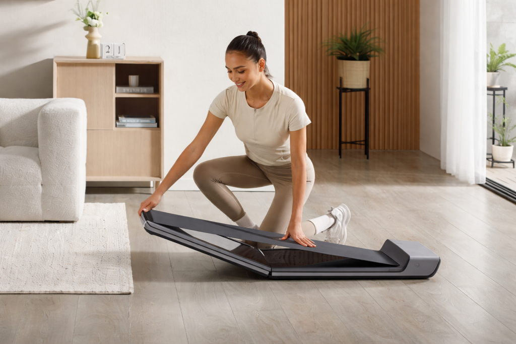 WalkingPad P1 walking pad under desk treadmill in home office