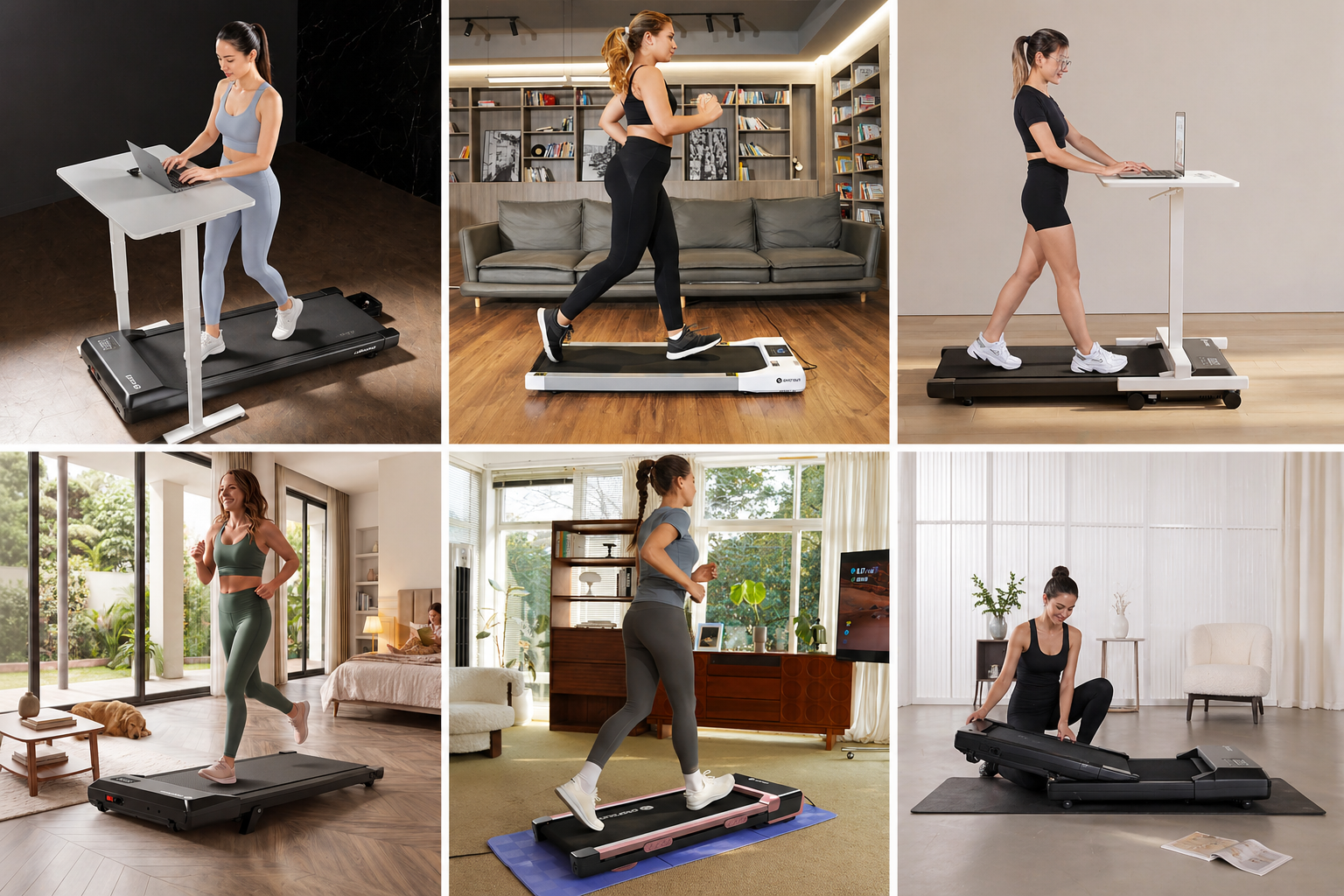 DeerRun walking pad range including Z20 Z10 Q2 Urban and Q1 Classic Pro