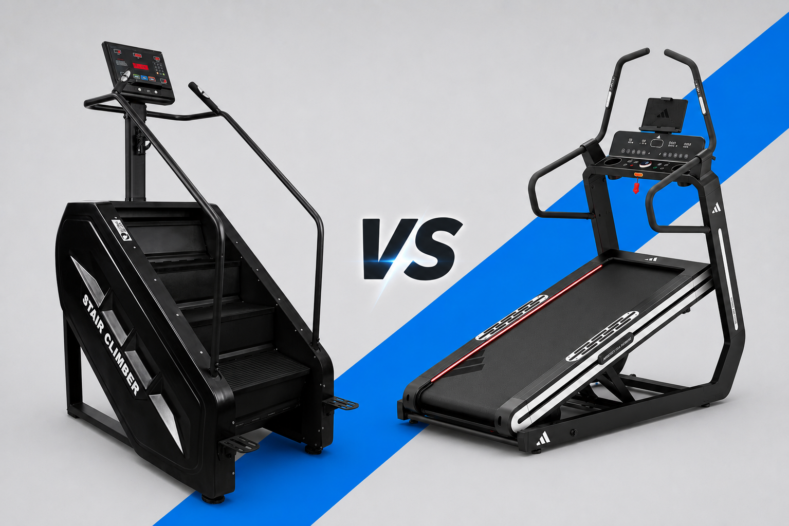 StairMaster vs treadmill compared for home training