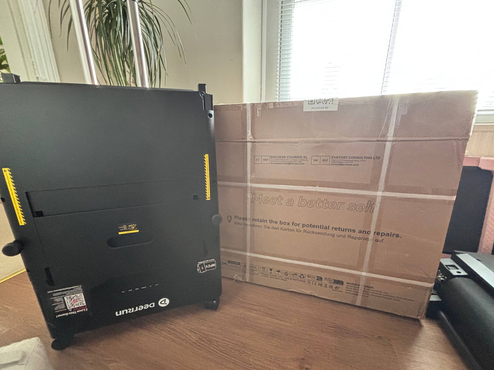 DeerRun Z20: the box it arrives in: compact but surprisingly heavy