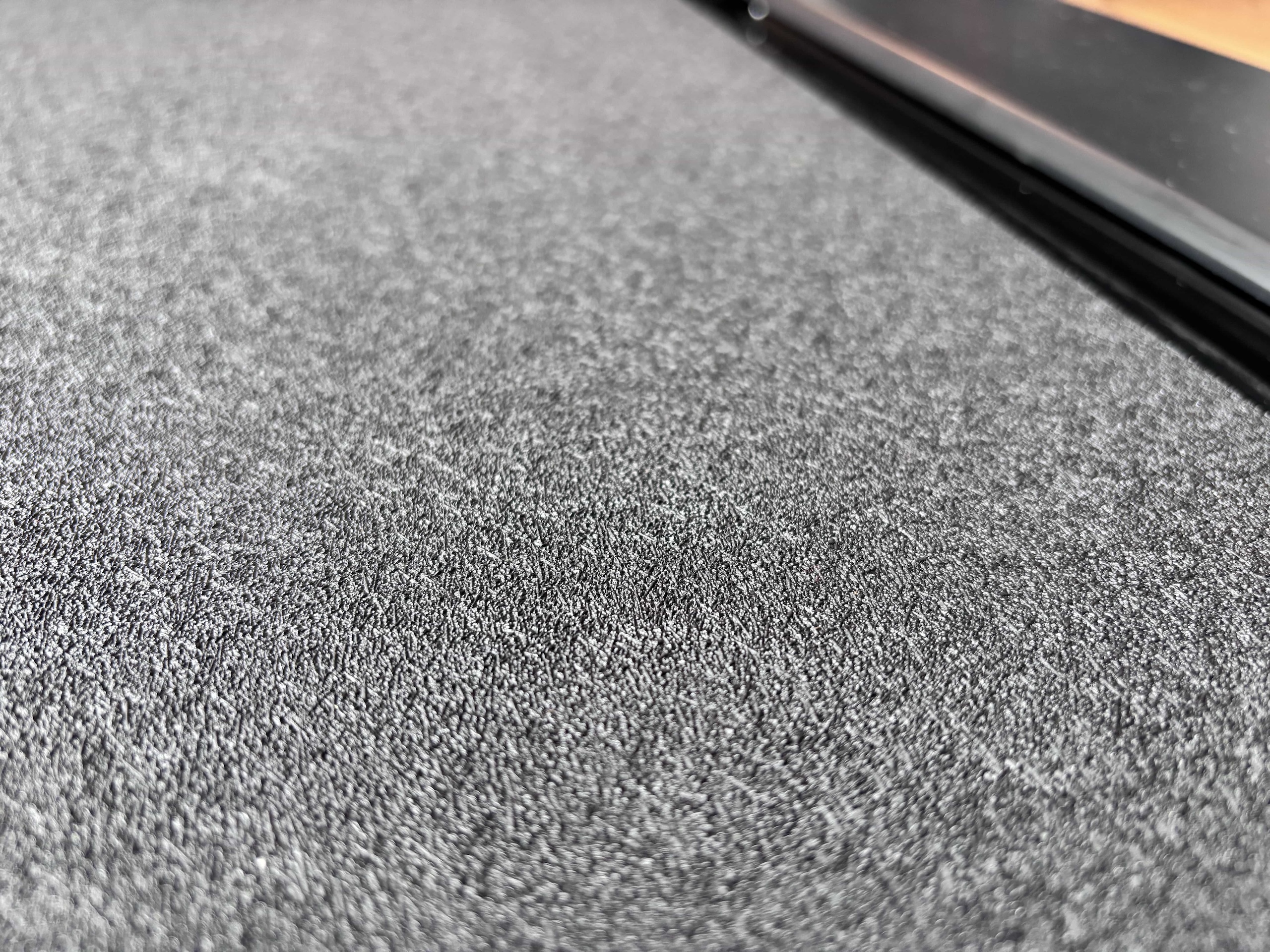 Close up of the running deck texture