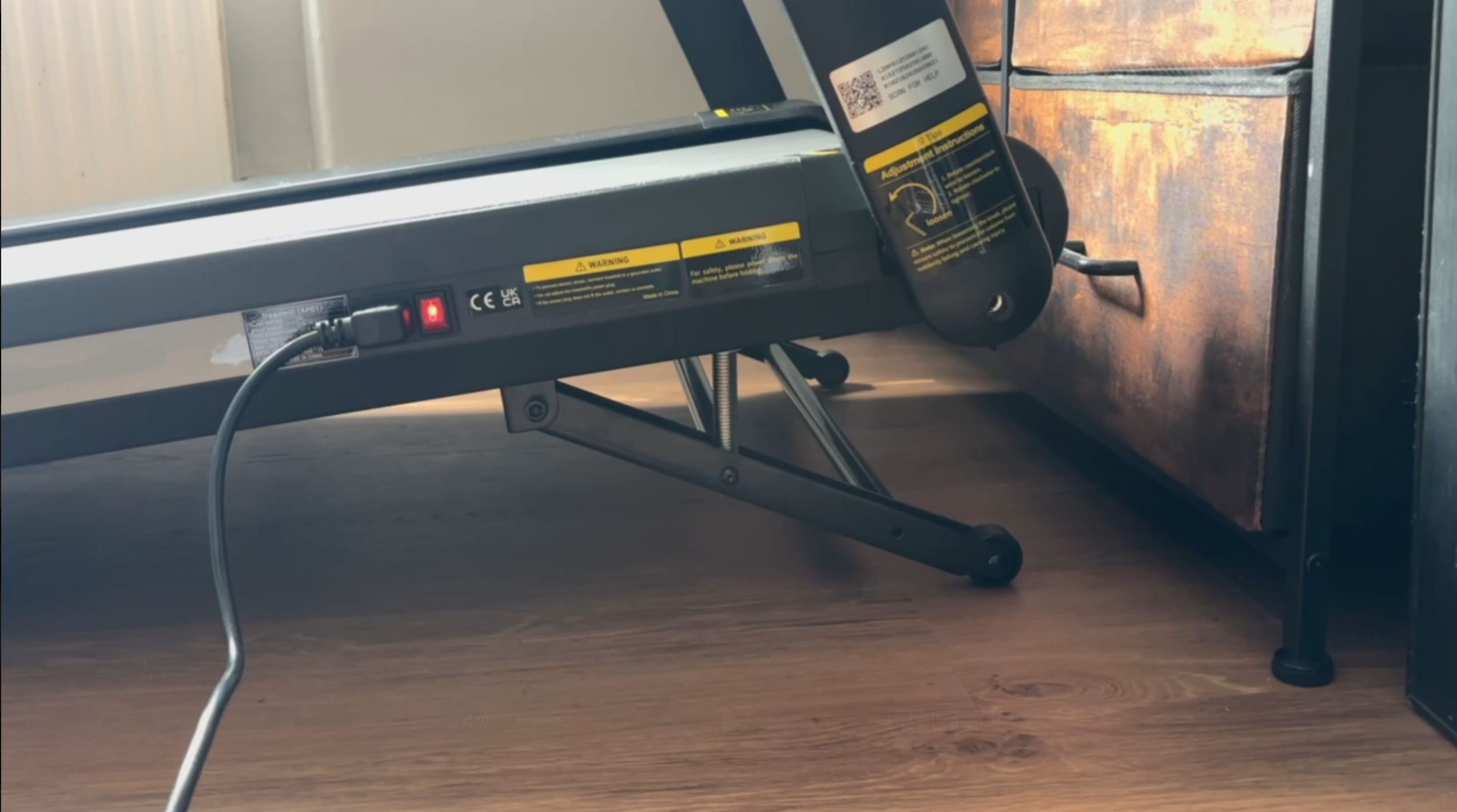 DeerRun X20 raised to maximum 15% incline