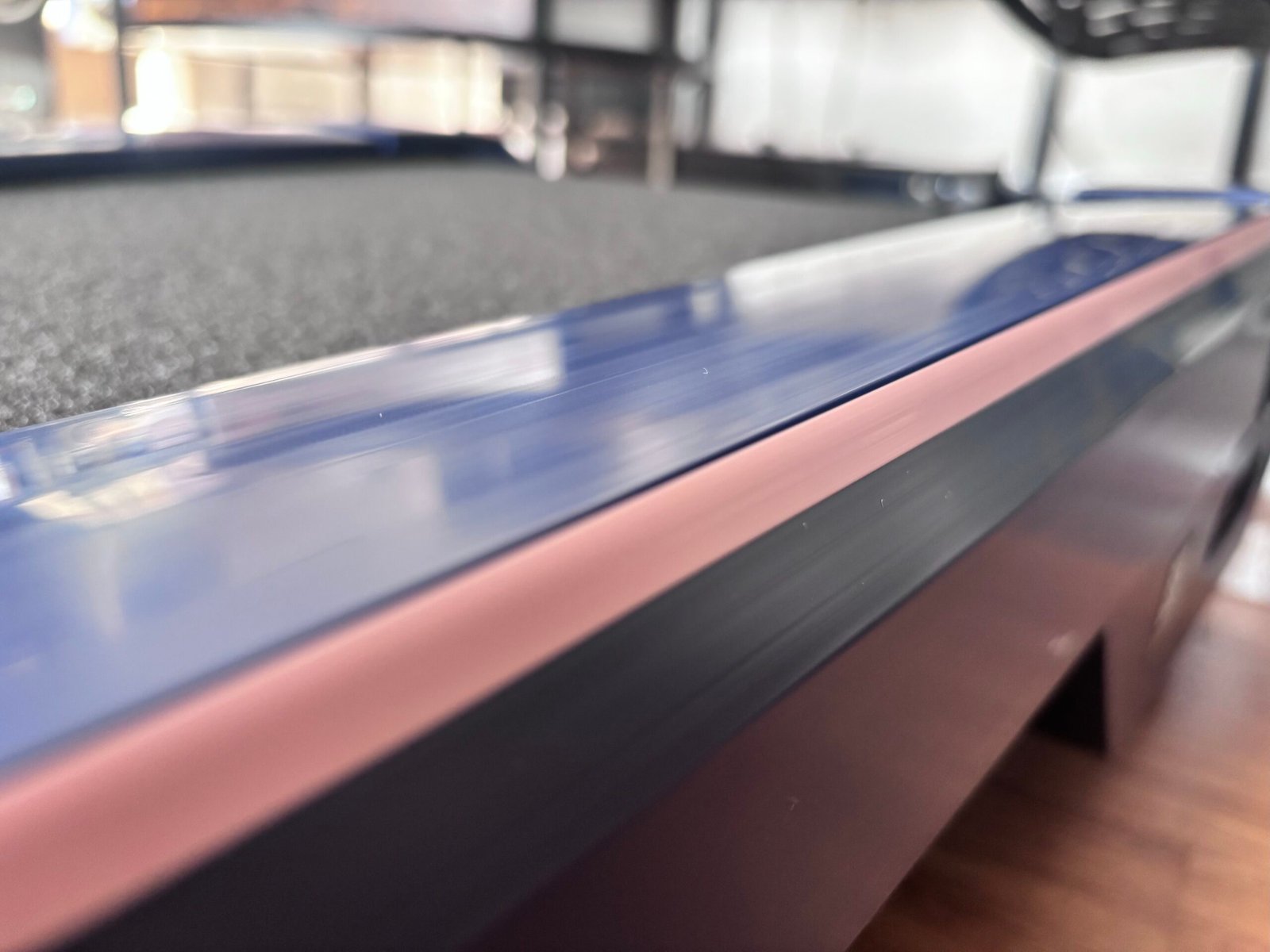 Close-up of the UREVO CyberPad casing and metallic side trim